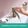 Смеситель для умывальника Hansgrohe Tecturis E CoolStart EcoSmart+ бронзовый с донным клапаном (73314140)- Фото 4