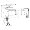 Змішувач для умивальника Hansgrohe Tecturis E CoolStart EcoSmart+ хром без донного клапану- Фото 2