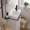 Смеситель для умывальника Hansgrohe Tecturis S CoolStart EcoSmart+ 80 со сливным набором черный матовый (73302670)- Фото 2
