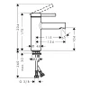 Смеситель для умывальника Hansgrohe Zesis S 100 хром (74724000)- Фото 4