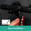 Змішувач для ванни Hansgrohe Ecostat Element з термостатом чорний матовий (13347670)- Фото 3
