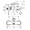 Змішувач для ванни Hansgrohe Zesis S хром (74420000)- Фото 4