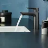 Смеситель для умывальника Hansgrohe Talis E черный матовый хром (71713340)- Фото 3