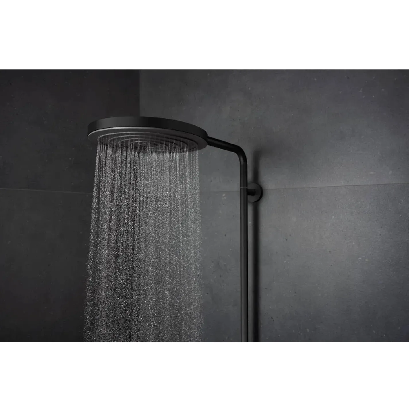 Душова система Hansgrohe Pulsify S Puro Showerpipe 260 1jet з термостатом чорний матовий (24222670) - Фото 2