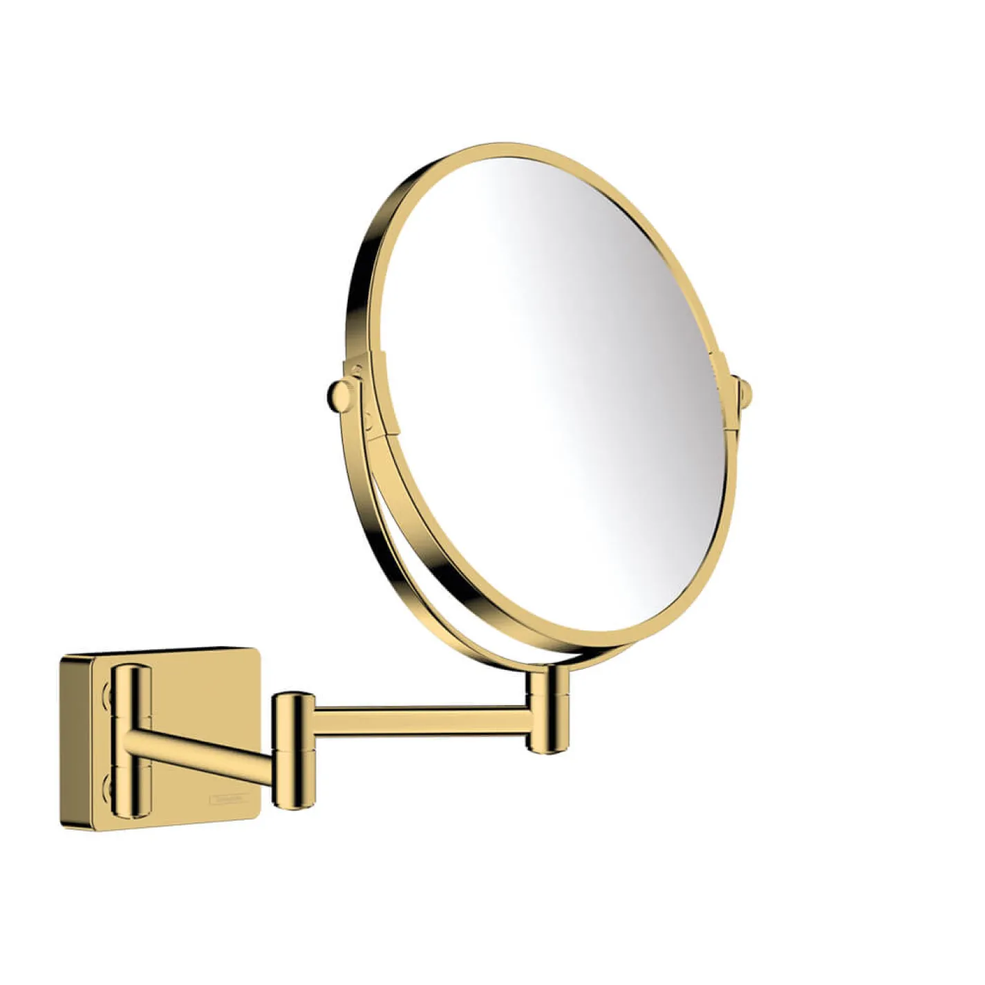 Зеркало для бритья Hansgrohe AddStoris для бритья золотой (41791990) - Фото 1