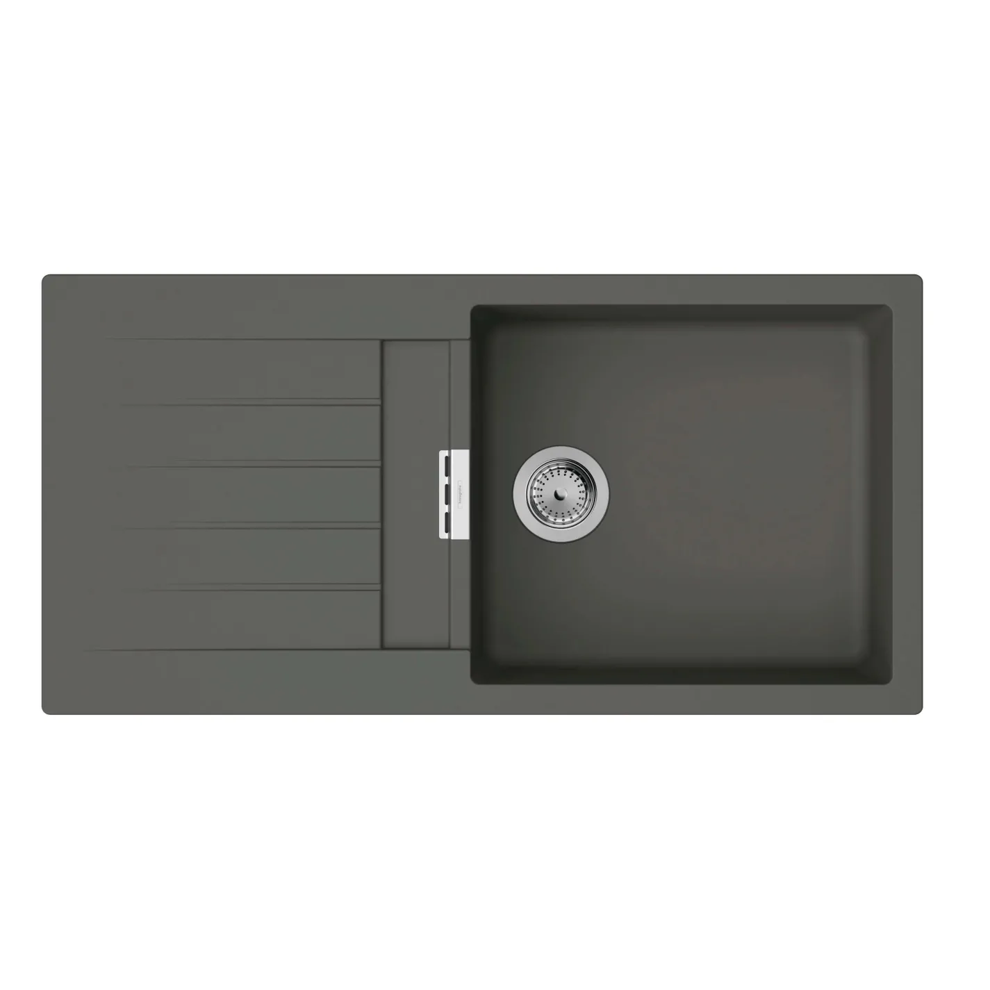 Мийка для кухні Hansgrohe S52 S520-F480 зі змішувачем Focus M41 сірий камінь-сталь (43358800) - Фото 1