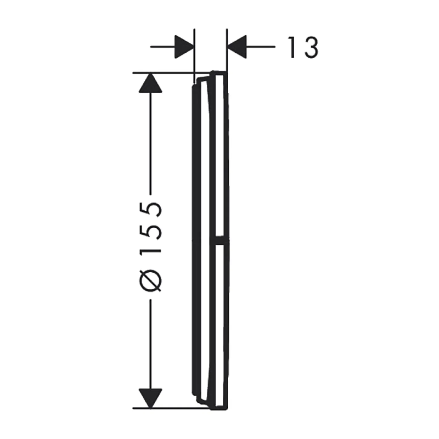 Перемикач потоків для душу Hansgrohe ShowerSelect Comfort S 3 функції, хром (15558000) - Фото 1