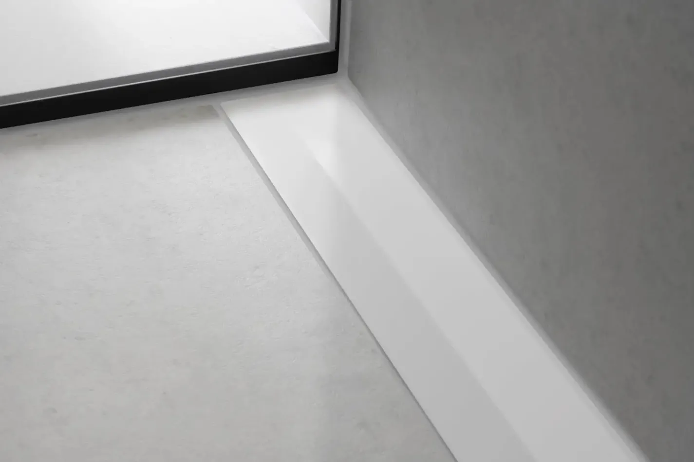 Решетка (наружная часть слива) для трапа Hansgrohe RainDrain Flex Wall 900 мм белый мат (56052700) - Фото 2