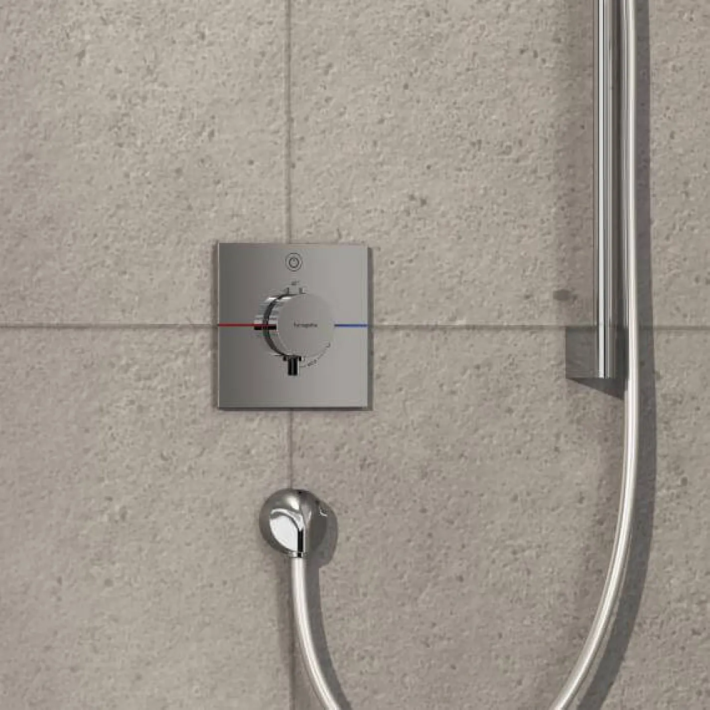 Термостат скрытого монтажа Hansgrohe ShowerSelect Comfort E Chrome (15571000) - Фото 2
