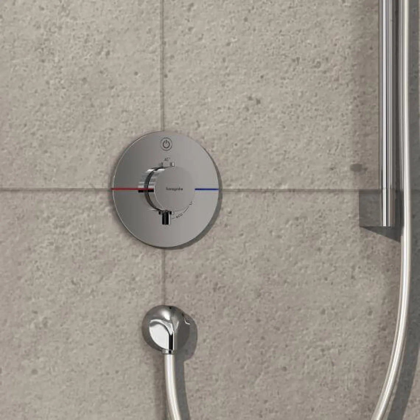 Термостат прихованого монтажу Hansgrohe ShowerSelect Comfort S на 1 функцію Chrome (15553000) - Фото 1