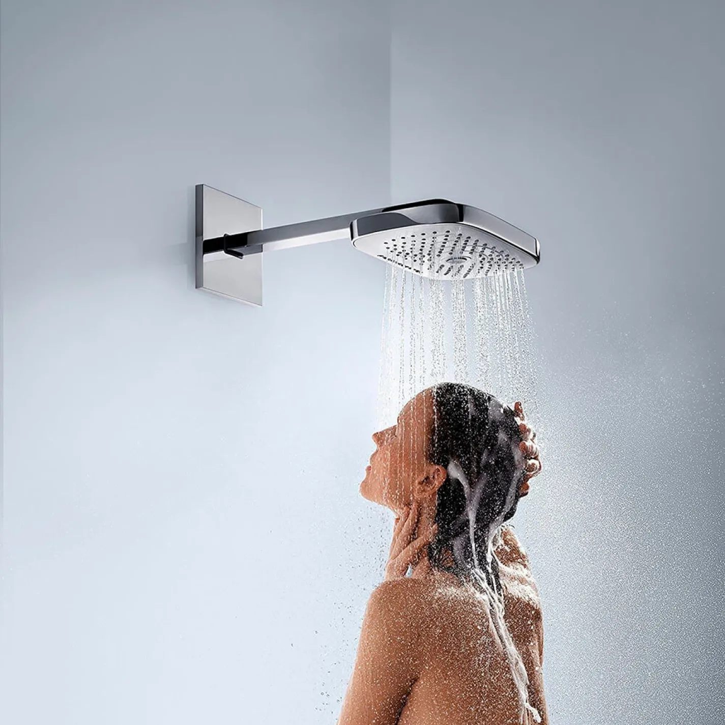 Верхній душ Hansgrohe Raindance Select E 300 білий хром (26468400) - Фото 3