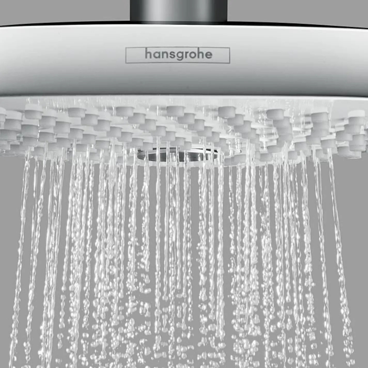 Верхній душ Hansgrohe Croma Select E 187 мм, хром/білий (26524400) - Фото 2