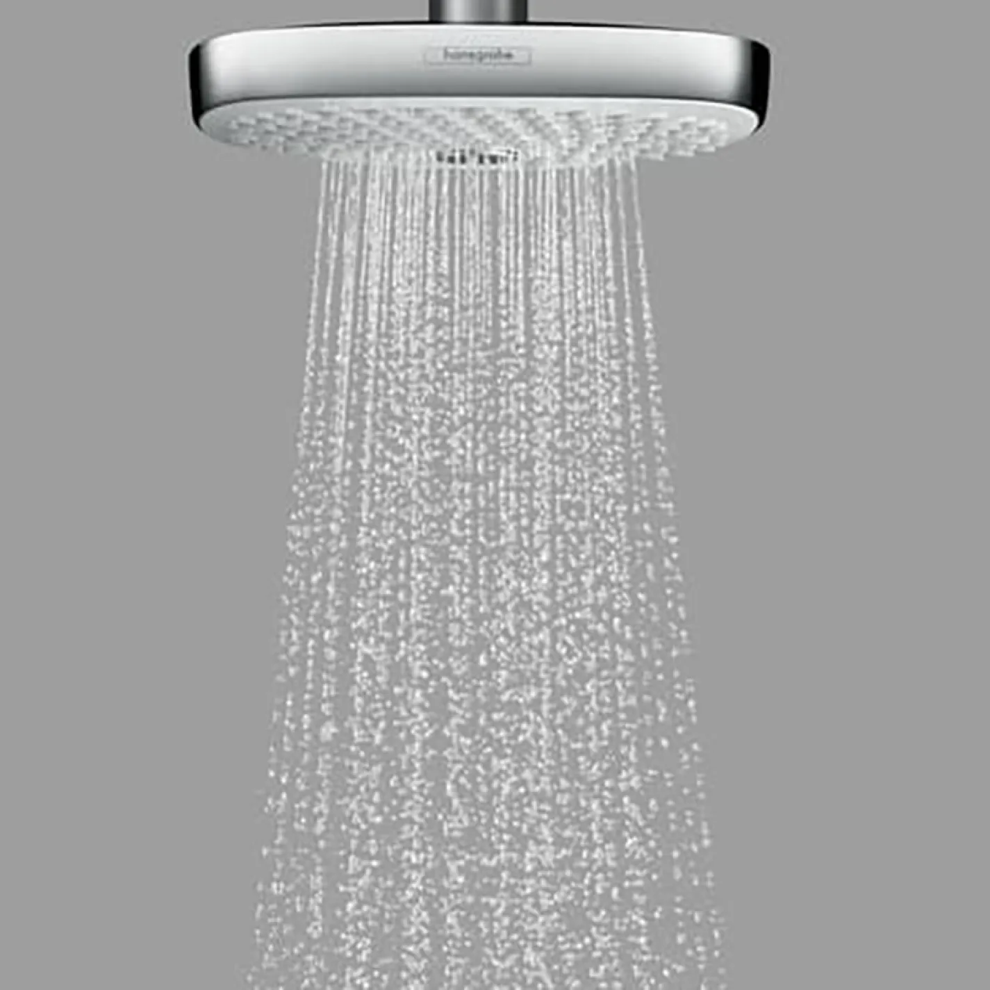 Верхній душ Hansgrohe Croma Select E 187 мм, хром/білий (26524400) - Фото 3