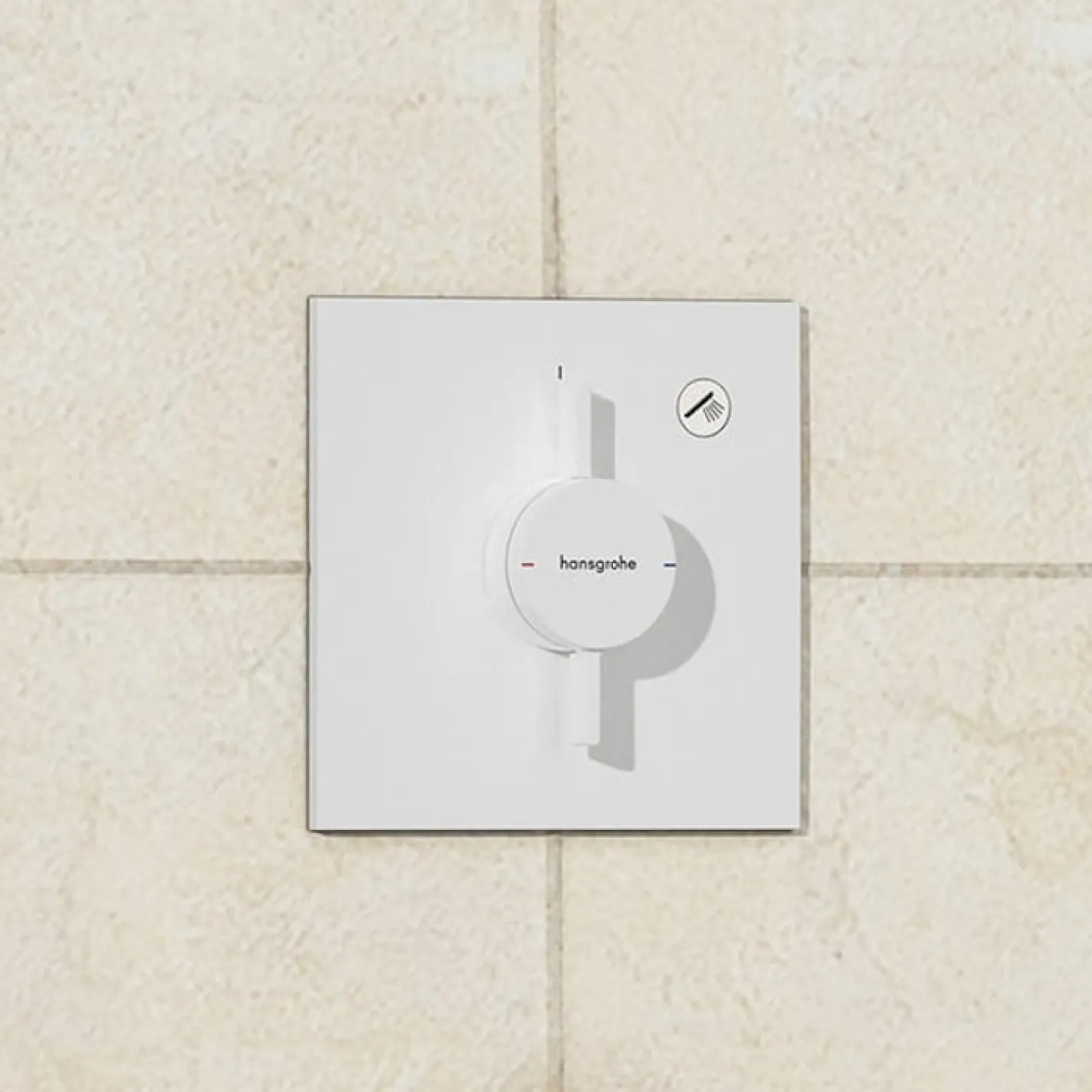Змішувач для душу Hansgrohe DuoTurn E на 1 функцію білий матовий (75617700) - Фото 2