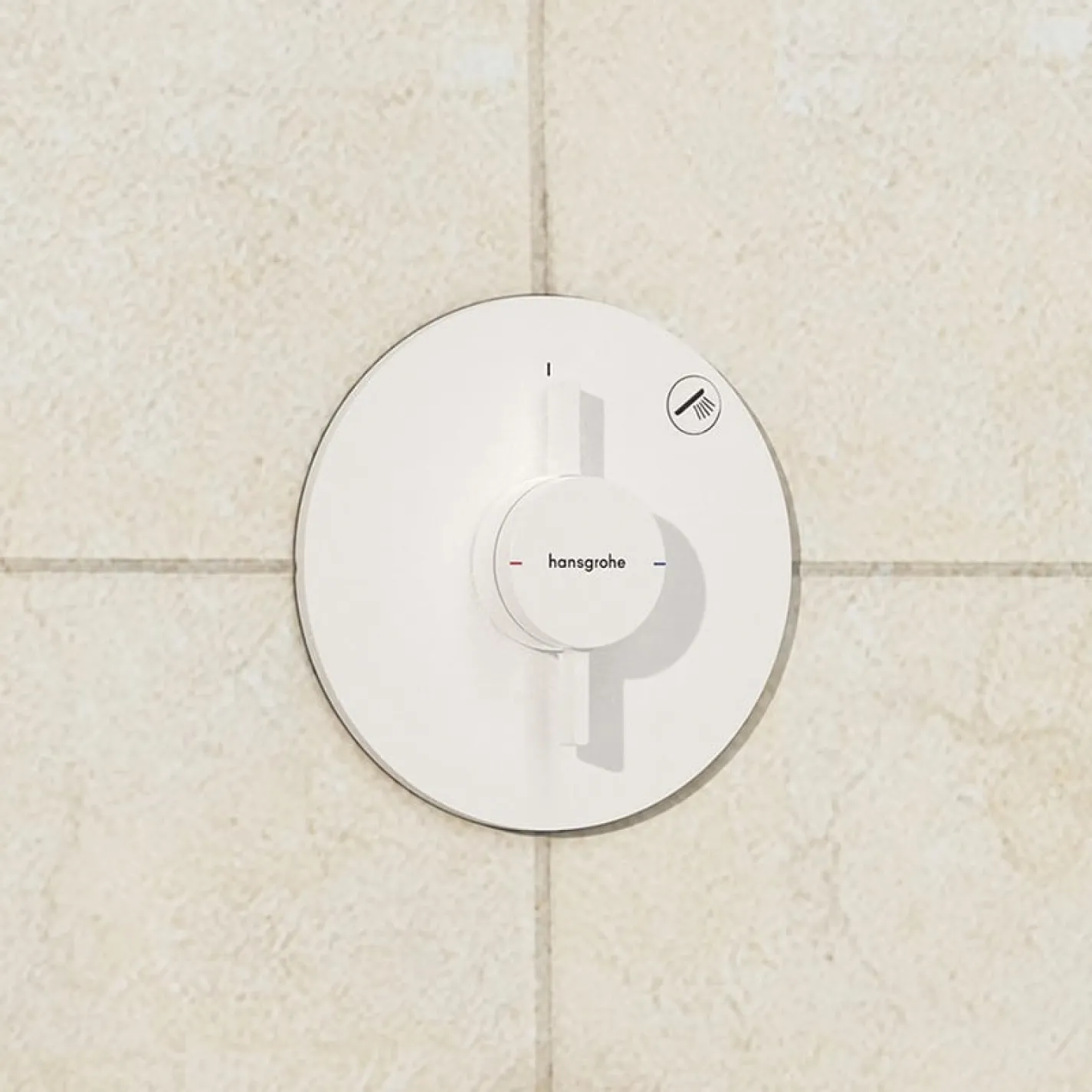 Смеситель для душа Hansgrohe DuoTurn S на 1 функцию белый матовый (75618700) - Фото 1