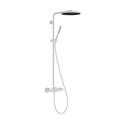 Душова система Hansgrohe Pulsify S Puro Showerpipe 260 1jet з термостатом білий матовий (24222700)