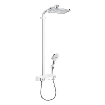 Душова система Hansgrohe Raindance Select E Showerpipe 360 1jet з комплектом для душа Select 300 білий/хром (27288400)