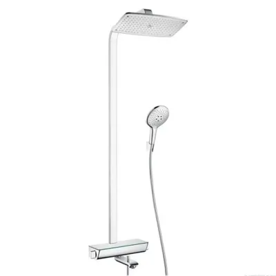 Душевая система Hansgrohe Raindance Select E 360 с термостатом White/Chrome (27113400)
