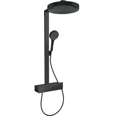 Душевая система Hansgrohe Rainfinity Showerpipe 360 ​​1jet с термостатом ShowerTablet 350, Matt Black (26853670)