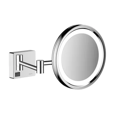 Зеркало для бритья Hansgrohe AddStoris с подсветкой LED, хром (41790000)