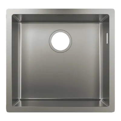 Мийка кухонна Hansgrohe S71 S719-U400 під стільницю 450х450, сталь (43425800)