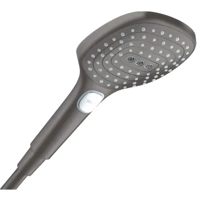Ручний душ Hansgrohe Raindance Select E 120 чорний полірований (26520340)