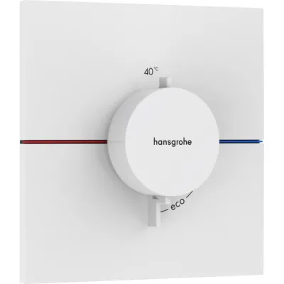 Термостат скрытого монтажа Hansgrohe ShowerSelect Comfort E HighFlow Matt White (15574700)