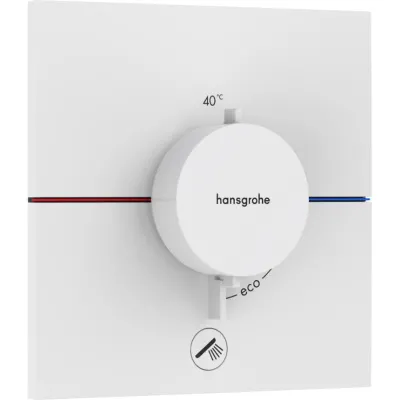 Термостат скрытого монтажа Hansgrohe ShowerSelect Comfort E HighFlow Matt White (15575700)