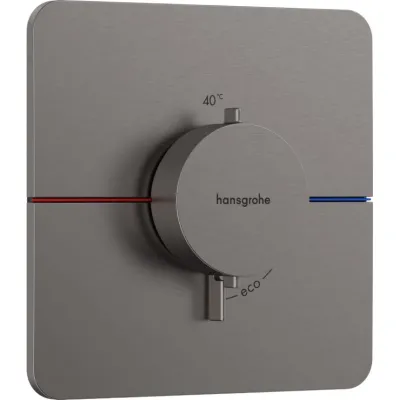 Термостат скрытого монтажа Hansgrohe ShowerSelect Comfort Q HighFlow Brushed Black Chrome (15588340)