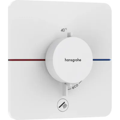 Термостат скрытого монтажа Hansgrohe ShowerSelect Comfort Q HighFlow Matt White (15589700)