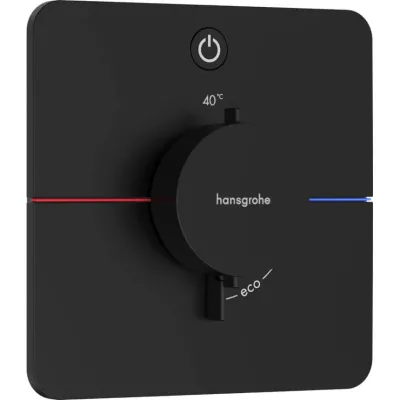 Термостат прихованого монтажу Hansgrohe ShowerSelect Comfort Q на 1 функцію Matt Black (15581670)