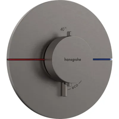 Термостат скрытого монтажа Hansgrohe ShowerSelect Comfort S HighFlow Brushed Black Chrome (15559340)