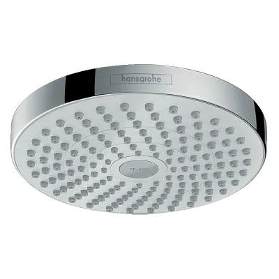 Верхній душ Hansgrohe Croma Select S 187 мм, хром/білий (26522400)