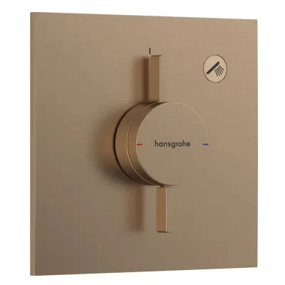 Змішувач для душу Hansgrohe DuoTurn E на 1 функцію шліфована бронза (75617140)