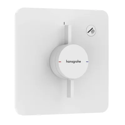 Змішувач для душу Hansgrohe DuoTurn Q на 1 функцію білий матовий (75614700)
