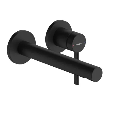 Смеситель для умывальника Hansgrohe Zesis S на 2 отверстия черный матовый (74750670)