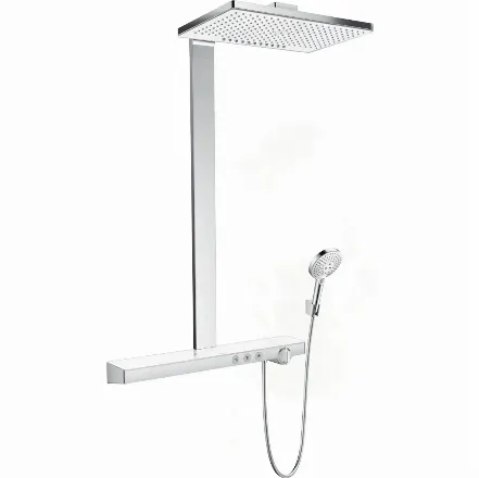 Душова система Hansgrohe Rainmaker Select Showerpipe 460 з термостатом білий/хром