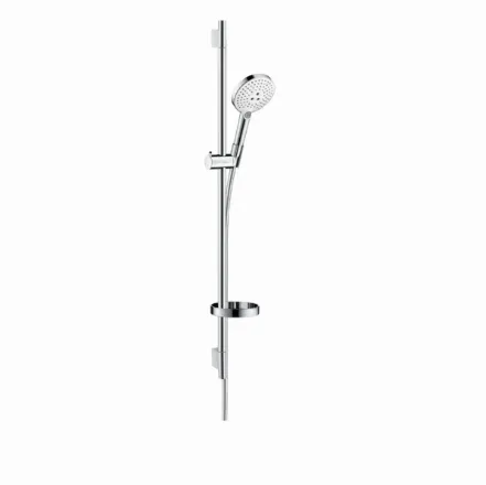 Душовий гарнітур Hansgrohe Raindance Select S 120 EcoSmart 120 мм білий/хром