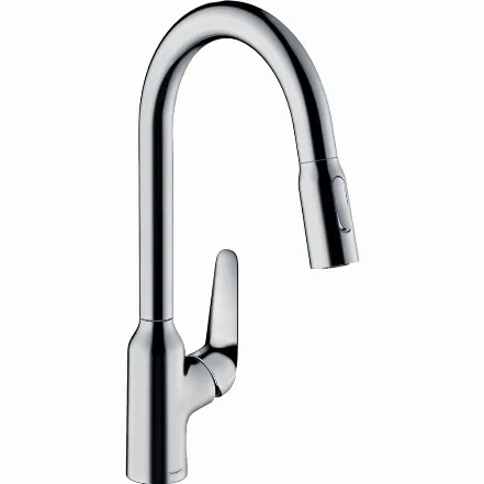 Змішувач для кухні Hansgrohe M42-H220 з висувним виливом (71800000)