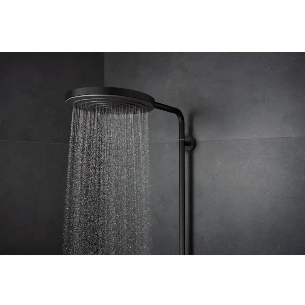 Душова система Hansgrohe Pulsify S Puro Showerpipe 260 1jet з термостатом чорний матовий (24222670)- Фото 3