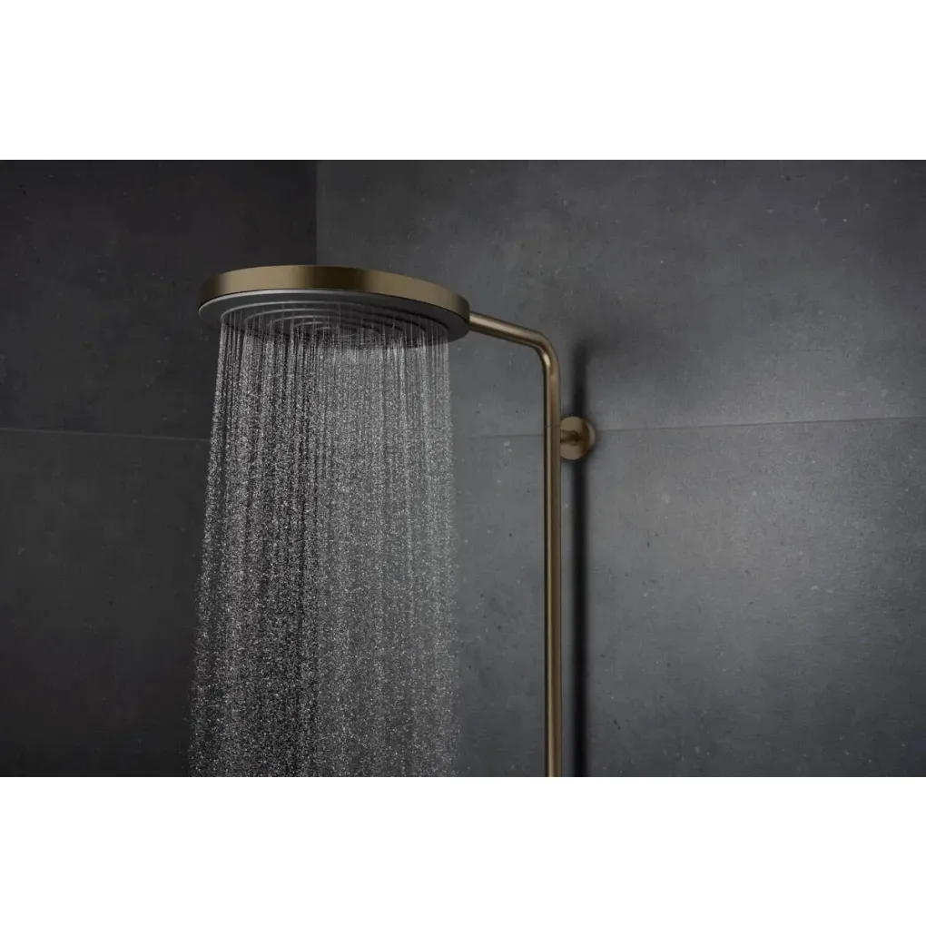 Душова система Hansgrohe Pulsify S Puro Showerpipe EcoSmart 260 1jet з термостатом шліфована бронза (24237140)- Фото 3