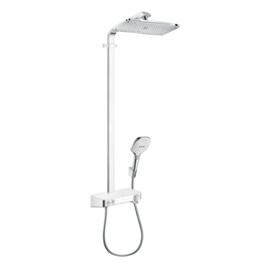 Душова система Hansgrohe Raindance Select E Showerpipe 360 1jet з комплектом для душа Select 300 білий/хром (27288400)- Фото 1