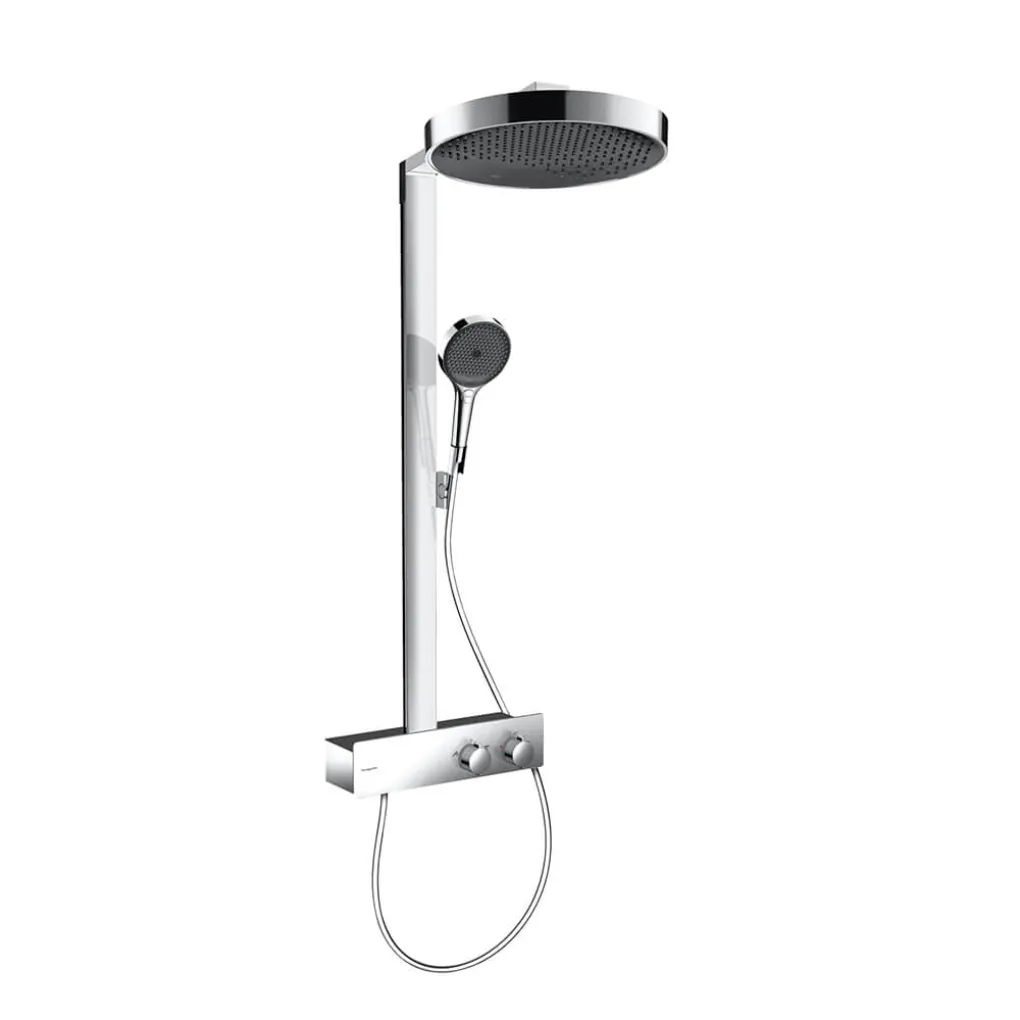 Душевая система Hansgrohe Rainfinity Showerpipe 360 1jet с термостатом ShowerTablet 350, Chrome (26853000)- Фото 1