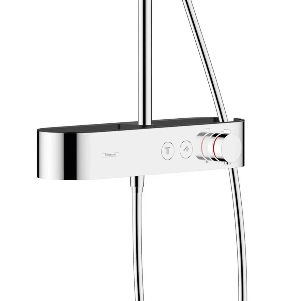 Душевая система Hansgrohe Pulsify S Showerpipe 260 1jet 400 EcoSmart, Chrome (24221000)- Фото 4