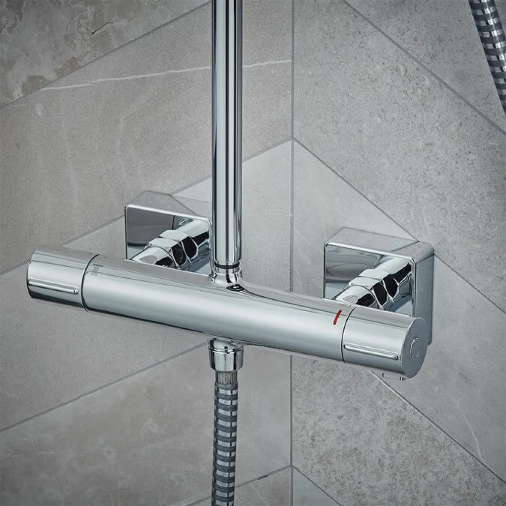 Душевая система Hansgrohe Vernis Shape Showerpipe 230 1jet Green с термостатом, Chrome (26319000)- Фото 4
