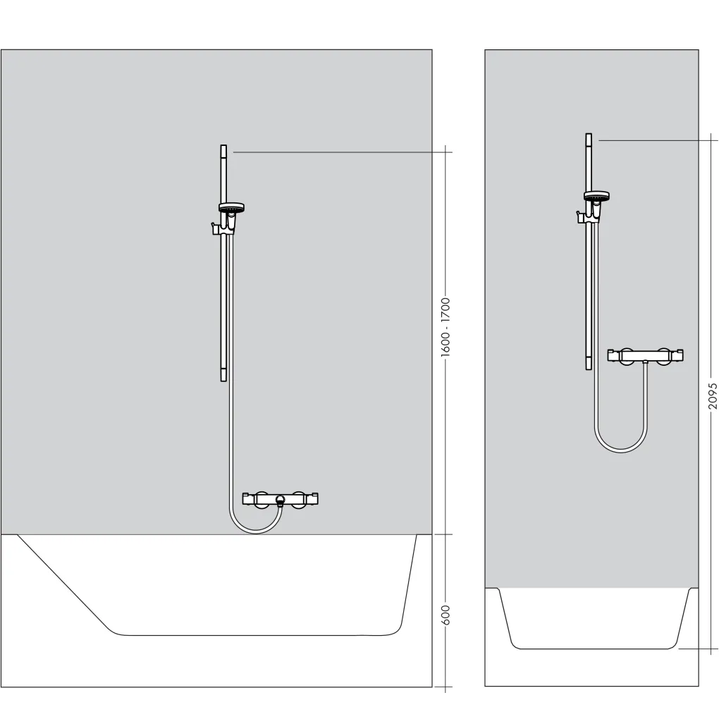 Душевой набор Hansgrohe Crometta 1jet Green 65 см белый/хром (26554400)- Фото 3