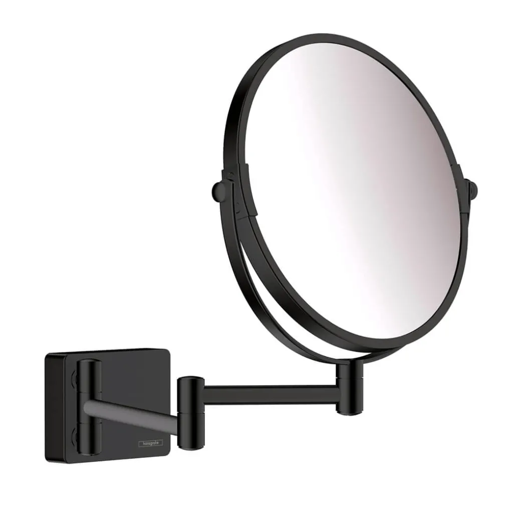 Зеркало для бритья Hansgrohe AddStoris черный мат (41791700)- Фото 2