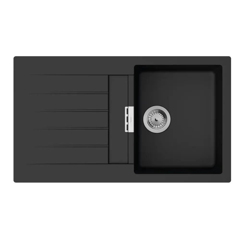 Мийка для кухні Hansgrohe S52 S520-F345 зі змішувачем Zesis M33 чорний графіт-чорний матовий (43356670)- Фото 2
