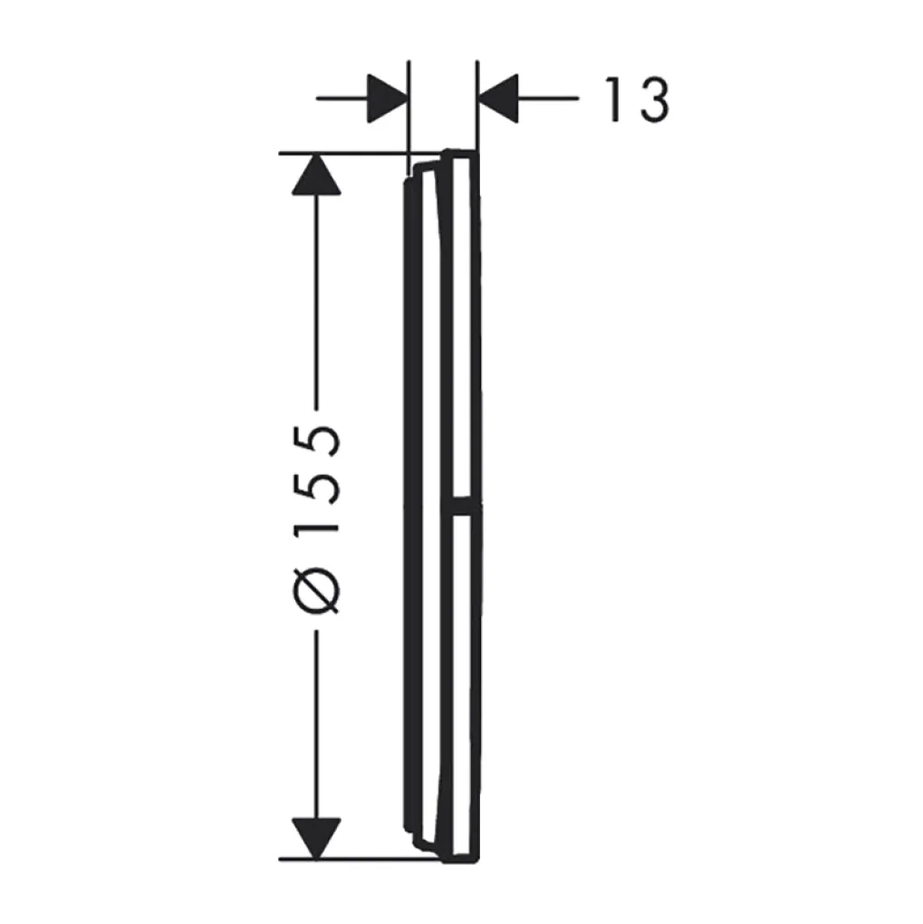 Перемикач потоків для душу Hansgrohe ShowerSelect Comfort S 3 функції, хром (15558000)- Фото 2