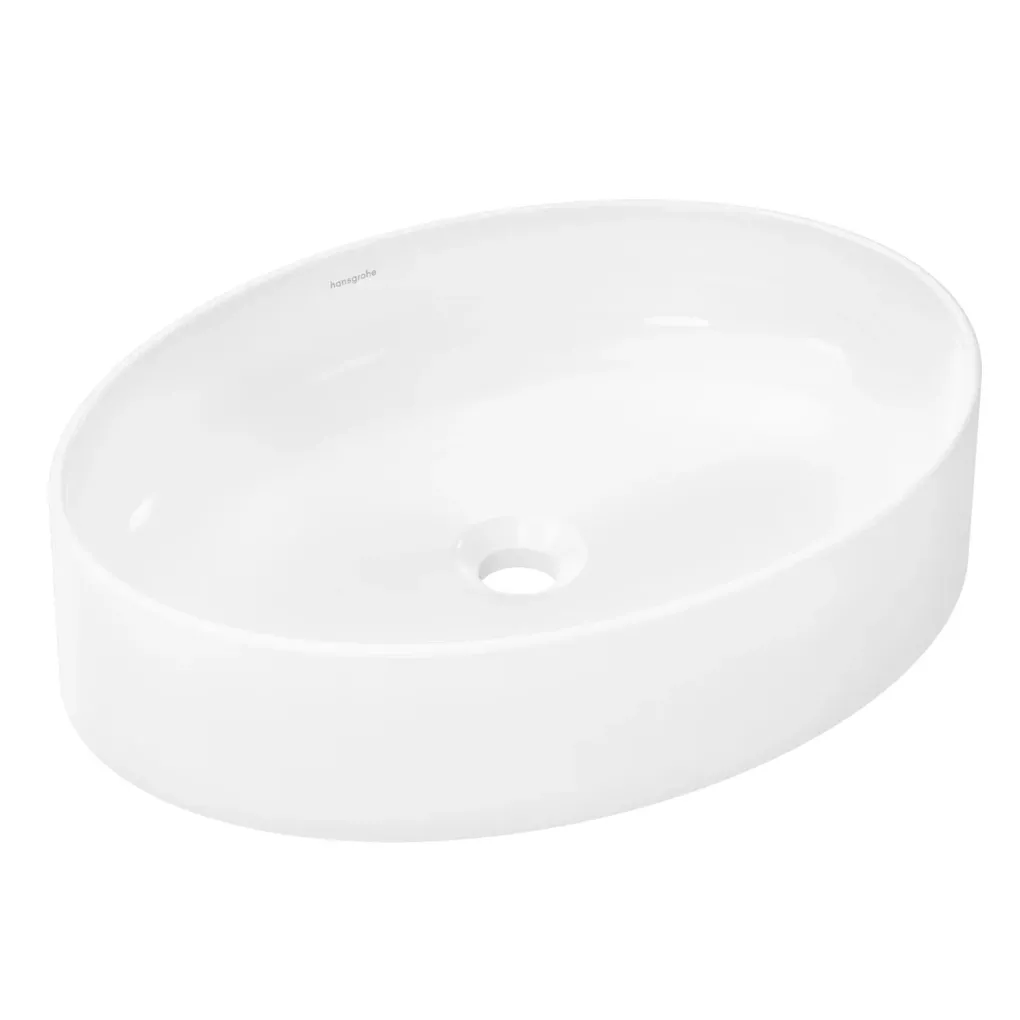 Раковина накладна на стільницю Hansgrohe Xuniva D SmartClean 55х40 см білий (61072450)- Фото 1